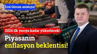 Piyasanın Enflasyon Beklentisi 2024 İlk Yarıya Kadar Yükselecek  Erol Gürcan [upl. by Garrott]