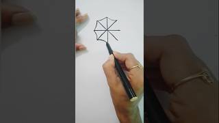 Easy and simple line drawing art shorts [upl. by Irak]