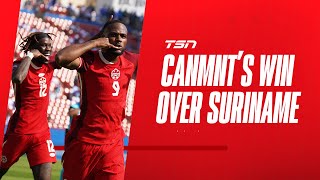 Caldwell not concerned after Canadas hard fought win over Suriname [upl. by Handbook23]