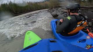 Glacier Creek to North Fork Nooksack Kayak Amateur Hour [upl. by Anawat350]