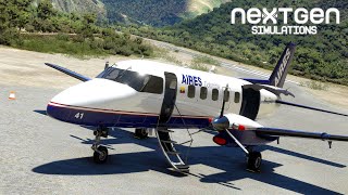 NextGen Simulations Embraer 110 Bandeirante  First Look Review  MSFS 2020 [upl. by Volin291]