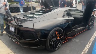 Cars and coffee morrisville nc November 2nd Lamborghini Day 2024 [upl. by Hctud166]