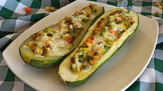 ¡FÁCIL ZAPALLO ITALIANO RELLENO Saludable y Delicioso [upl. by Harday]