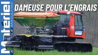 Dameuse PistenBully à lengrais en conditions humides  ETA Beauvilain [upl. by Ilagam]