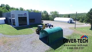 CoverTech Inc Portable Garage quotWill it hold a Yamaha Raptor 700quot Yes it will [upl. by Aicsile450]