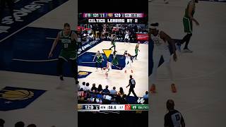 PART 1  Tingus Pingus Foul in Clutch 🥸 Celtics vs Pacers Ending nba shorts [upl. by Nassah]