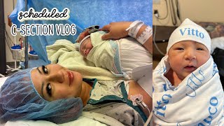 BIRTH VLOG  Scheduled CSection  First Time Mom 💙 [upl. by Stoneham622]