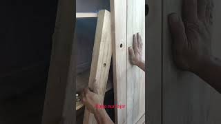 Use a special drill bit to install a lock like this woodworkingtips [upl. by Libnah]