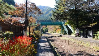 途中下車 大塚 博堂 わたらせ渓谷鐵道 沢入駅で [upl. by Felten7]