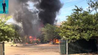 Yucaipa fire engulfs home and a truck [upl. by Aehsila]