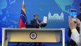 Maduro denuncia que Venezuela tiene hasta 30 000 millones de dólares bloqueados por las sanciones [upl. by Eanehs]