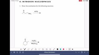 3a Synthesis of imines and enamines [upl. by Yrneh]