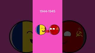 relationship changes in ww2 countryballs usa russia germany japan relationship uk [upl. by Trainor]