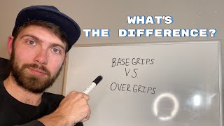 What is the difference between base grip and overgrip tennis racquets [upl. by Ydnas]