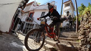 SICK URBAN DOWNHILL MTB TRAIN IN TAXCO  MEXICO  Bienvenido Aguado [upl. by Etana]