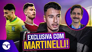 GABRIEL MARTINELLI SONHO DA CHAMPIONS TIME DO CORAÇÃO BRIGA PELA TITULARIDADE NA SELEÇÃO E MAIS [upl. by Annavaj539]