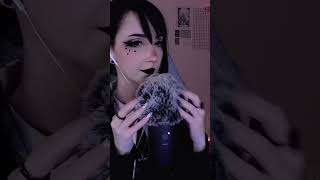 beware INTENSE fluffy mic scratching 💥 asmr asmrshorts [upl. by Suter478]