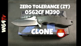 Zero Tolerance ZT0562CF M390 Knife Clone [upl. by Bicknell]