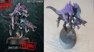 Attempting To Paint An Unknown Hive Fleet That Was Teased Ove A Year Ago Day 56 Of Painting Minis [upl. by Noel]