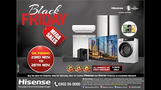 HISENSE 2023 BLACK FRIDAY PROMO [upl. by Airdnazxela]