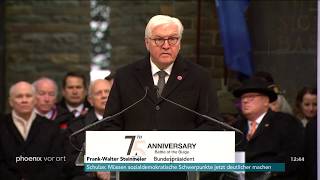 Rede von FrankWalter Steinmeier zum Gedenken der Ardennenschlacht vor 75 Jahren am 161219 [upl. by Cookie]