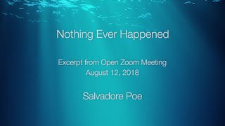 Nothing Ever Happened – Salvadore Poe [upl. by Asirahc]