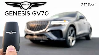 The 2022 Genesis GV70 Sport is the Straight As Athlete Without an Ego InDepth Review [upl. by Cly4]