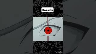 Cool sharingan effect drawing art shorts [upl. by Sucramal]