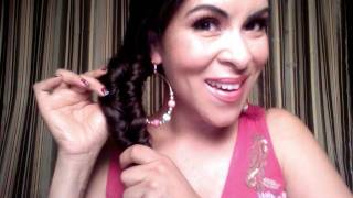 Fish Tail Braid PlaitTutorial how to [upl. by Salvidor]