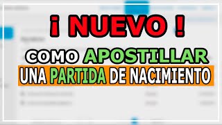 📝 NUEVO 2024 Como apostillar una PARTIDA de NACIMIENTO 📝 Apostilla de la Haya por TAD ARGENTINA [upl. by Holleran408]