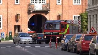 4 x fire vehicles frederiksberg brandvæsen [upl. by Keene146]