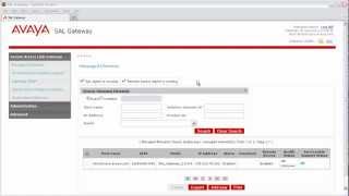 How to Add a Managed Element to your Avaya Secure Access Link Gateway with SNMPv3 Support [upl. by Joelynn442]