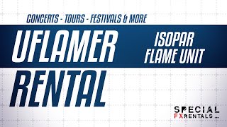 uFlamer Isopar Flame Machine  Special FX Rentals® [upl. by Fons594]