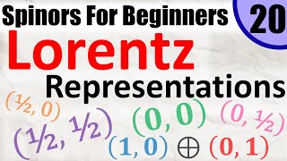 Spinors for Beginners 20 Lorentz Group  Algebra Representation Theory [upl. by Dimitri]