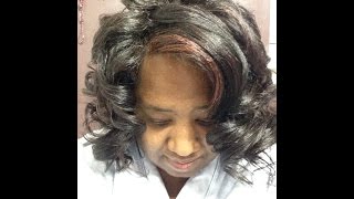 Roller Set Using DESIGN ESSENTIALS CURL ENHANCING MOUSSE Bouncy Curls [upl. by Eizus406]