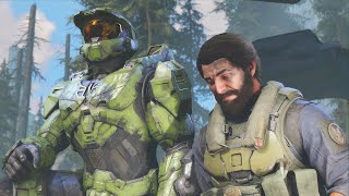 Halo Infinite  Emotional Master Chief and Pilot Scene 4K [upl. by Esiuolyram]