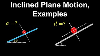 Inclined Planes Motion Frictionless Examples  AP Physics C Mechanics [upl. by Ruskin463]