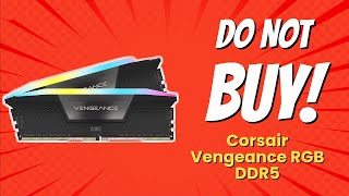 8 Shocking Reasons NOT to Buy Corsair Vengeance RGB DDR5 😱💔 [upl. by Ahsikat]