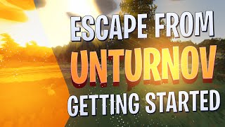 GETTING STARTED  Escape From Unturnov 1  Unturned Gameplay [upl. by Bridges]