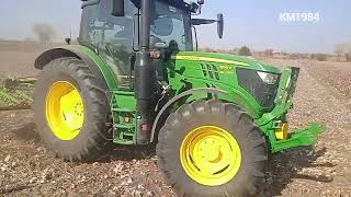 John Deere 6120R καταστροφή και τέλος η συλλογή βαμβακιού Καστανιές Έβρου 30102024 [upl. by Pavia644]