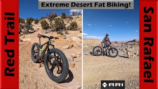 Fat Biking on technical trails  Red Blue Green amp Orange Trails in the San Rafael Swell [upl. by Fabrianne973]