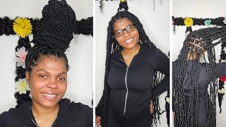 How to do long Soft Locs  Crochet Method  Faux Locs [upl. by Takara27]