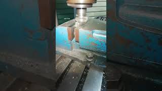 MACHINING ON THE MILLING MACHINE A SQUARE BAR SAMPLE FOR TENSION TEST TENSILE amp YIELD [upl. by Bordie]