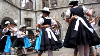 Schuhplattler  Bavarian Folk Dance in Munich [upl. by Ramel343]