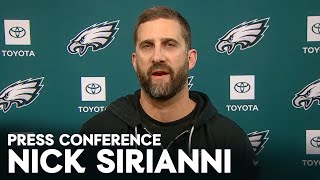 Eagles Press Conference Nick Sirianni  December 9 2024 [upl. by Nonnag]