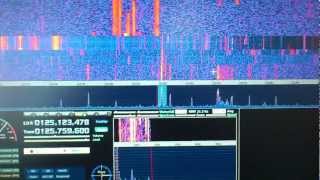 IF SDR Icom 7000  the first SDR Panadapter for transceiver  HF Digital modes BPSK31 part 2 [upl. by Llednohs]