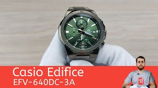 Графитовая зелень  Casio Edifice EFV640DC3A [upl. by Treiber]