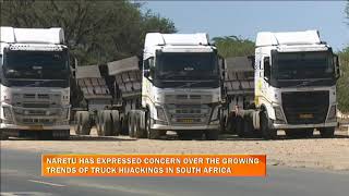 GMN INTERVIEW  NARETU on truck hijackings in South Africa  nbc [upl. by Ylil]