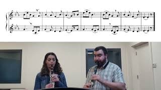 Arban  Duet No 27 LElisire dAmore on Clarinets [upl. by Modeste]