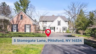 5 Stonegate Lane Pittsford NY 14534  Video Tour by R3D Media [upl. by Amrita81]